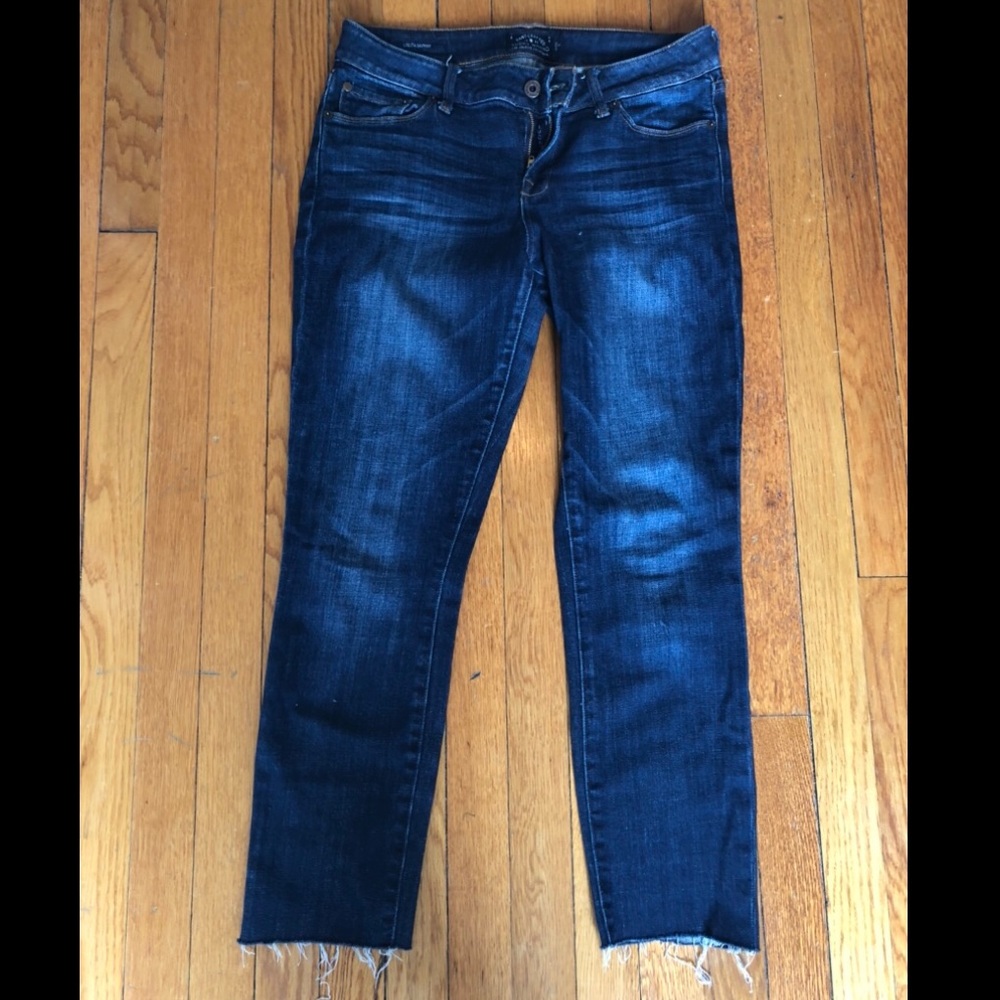 Lucky Brand Lolita Skinny Jeans with Raw Hem
